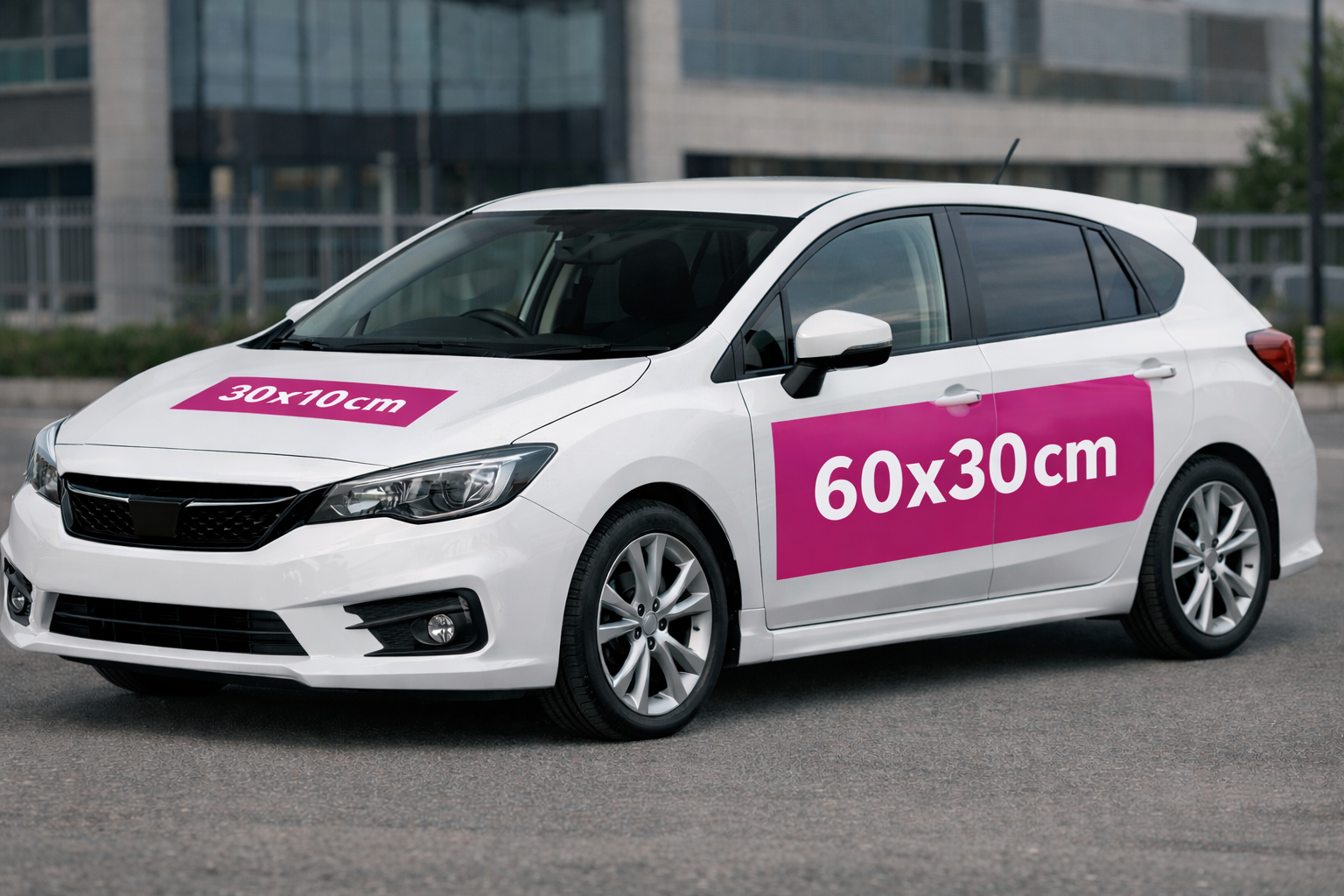 Samochód z reklamą